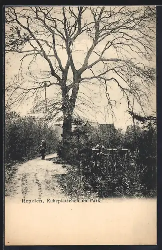 AK Repelen, Ruheplätzchen im Park