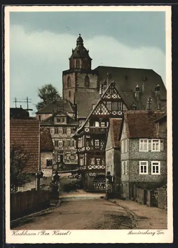 AK Kirchhain / Kassel, Partie am Arnöneburg Tor