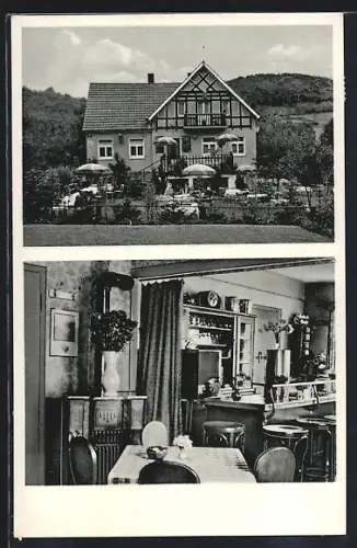 AK Lindlar, Försterhaus Bruch, Aussen- und Innenansicht