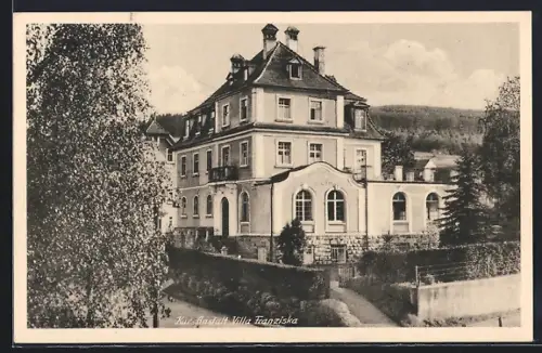 AK Bad Brückenau, Hotel Kur-Anstalt Villa Franziska