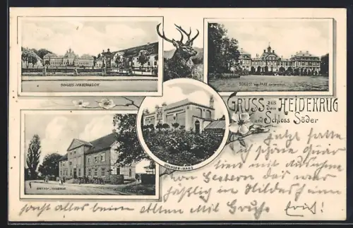 AK Heidekrug / Hildesheim, Gasthof, Schloss Söder, Orangerie