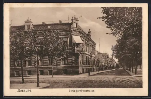 AK Lüneburg, Partie in der Schiessgrabenstrasse