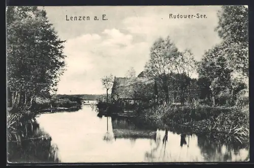 AK Lenzen a. E., Blick auf den Rudower-See