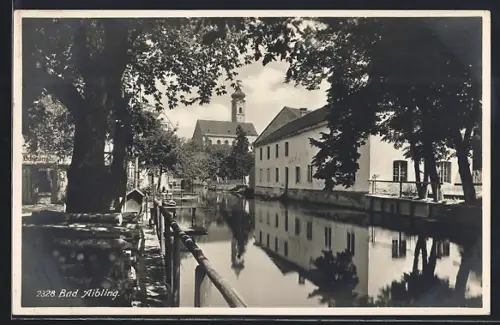 AK Bad Aibling, Blick zur Kirche