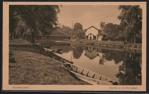 AK Rosenheim, Partie a. d. Mangfall