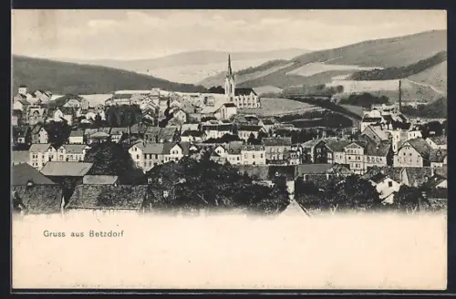 AK Betzdorf, Blick auf den Ort
