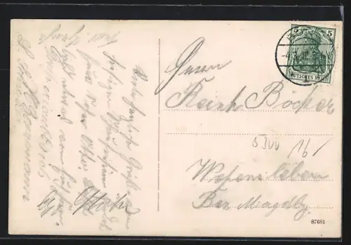 AK Bonn a. Rh., Partie am Marktplatz