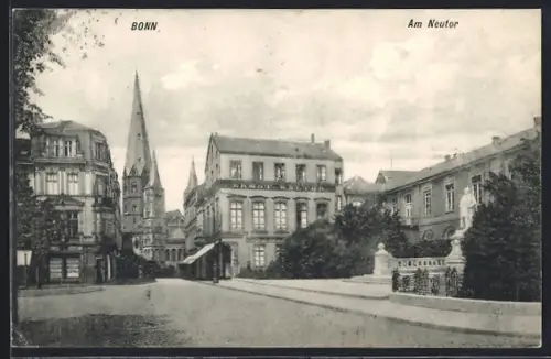 AK Bonn, Strassenpartie am Neutor