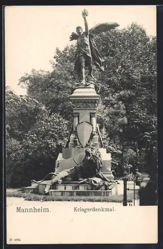 AK Mannheim, Das Kriegerdenkmal