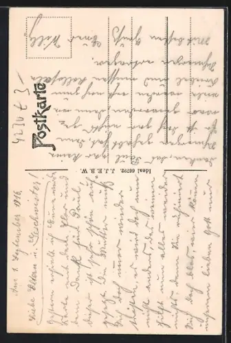 AK Wesel a. Rhein, Willibrordi-Kirche mit Denkmal aus der Vogelschau