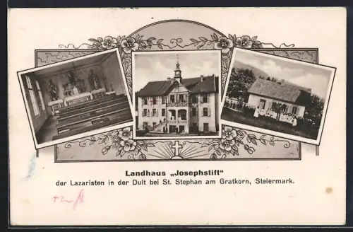 AK Gratkorn /Steiermark, Landhaus Josephstift der Lazaristen in der Dult bei St. Stephan