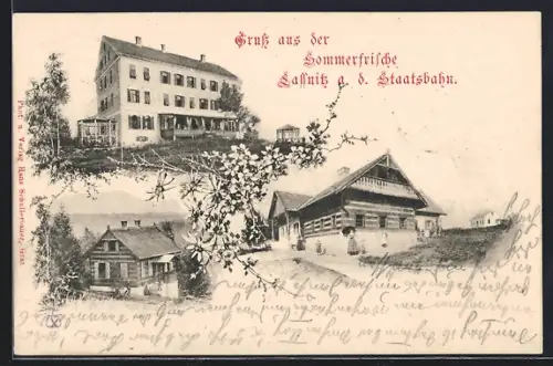 AK Lassnitzhöhe bei Graz, Lassnitz an der Staatsbahn