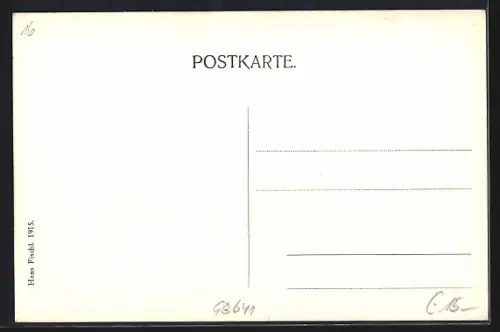AK Birkfeld, Strassenpartie im Ort
