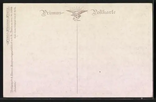 Künstler-AK E. Veith: Liebeslied, Amor spielt auf einer Laute