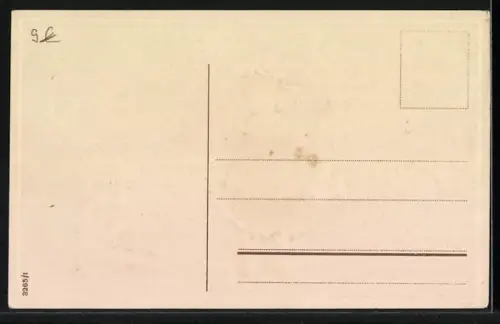 Präge-AK Kleines Kind mit einem Brief in der Hand, Fröhliche Pfingsten