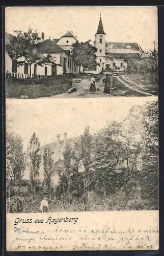 AK Hagenberg, Partie im Ort