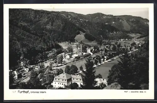 AK Furthof, Unteres Werk aus der Vogelschau