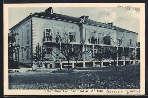 AK Bad Hall, Blick zum Landes-Spital