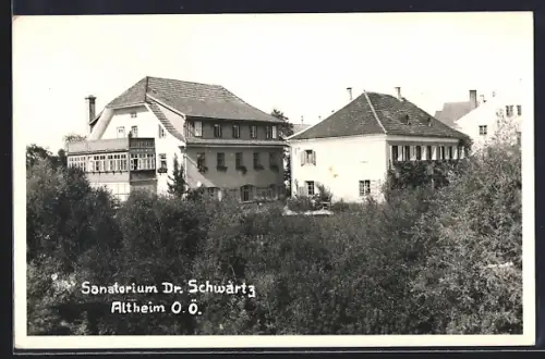 AK Altheim, Sanatorium von Dr. Schwartz im Sonnenschein