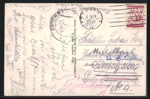 AK Wien, Gastraum in Otto Petter`s Gösser Bräu