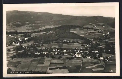 AK Julbach im Mühlkreis, Fliegeraufnahme von Ort und Umgebung