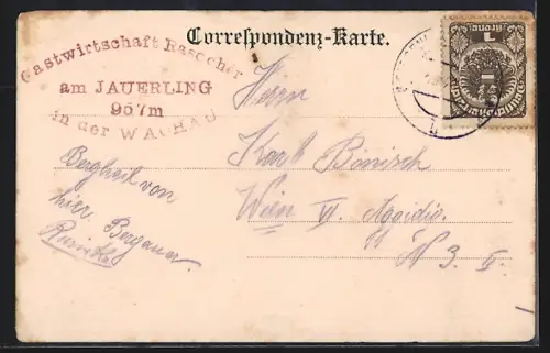 AK Jauerling, Aussichtsturm, Schreinerhütte, Dianahütte