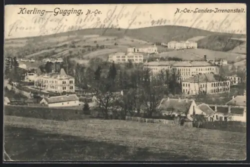 AK Kierling-Gugging /N. Ö., Landes-Irrenanstalt mit Umgebung