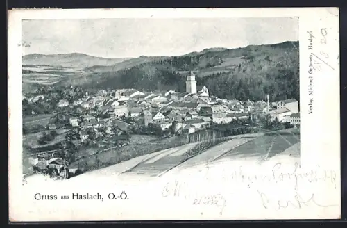 AK Haslach /O.-Ö., Teilansicht