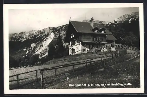 AK Rax, Hotel Knappenhof