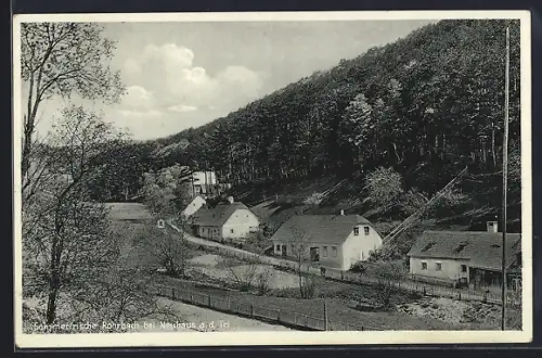 AK Furth an der Triesting, Rohrbach bei Neuhaus, Strassenpartie mit Bäumen