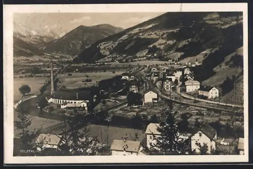 AK Selztal, Ortsansicht mit Bergpanorama
