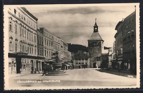 AK Vöcklabruck /O. Ö., Partie auf dem Hauptplatz