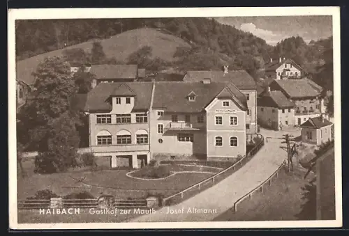 AK Haibach, Gasthof zur Mauth, Inh. Josef Altmann