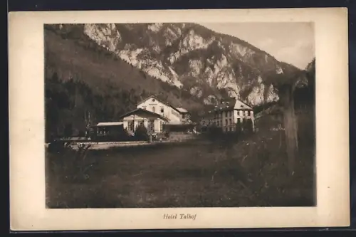 AK Payerbach, Blick auf das Hotel Talhof