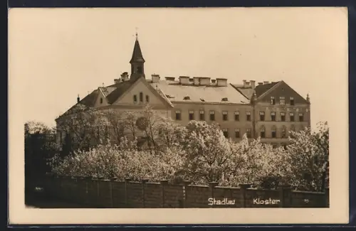 AK Stadlau, Blick zum Kloster