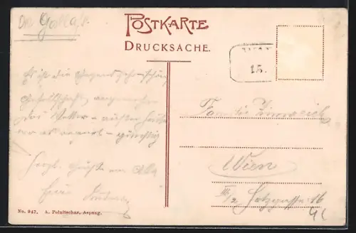 AK Scheiblingkirchen /N.-Ö., Ortsansicht mit dem Türkensturz