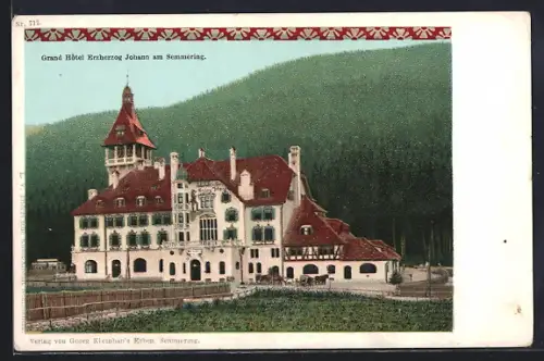 AK Semmering, Grand Hotel Erzherzog Johann