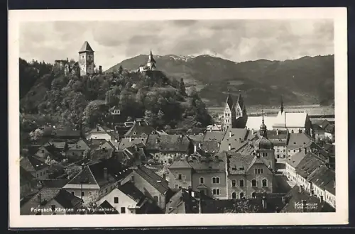 AK Friesach, Ortsansicht vom Vigilienberg