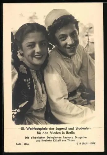AK Berlin, III. Weltfestspiele der Jugend und Studenten für den Frieden