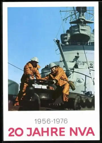 AK 20 Jahre NVA 1956-1976, Auf einem Kriegsschiff