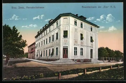 AK Walz /Stmk, Beamtenheim der Elin A.G. in der Kernstockstrasse