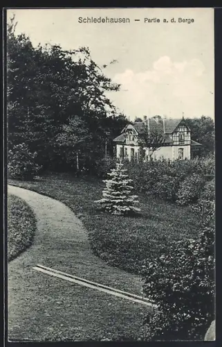 AK Schledehausen / Bissendorf, Partie a. d. Berge