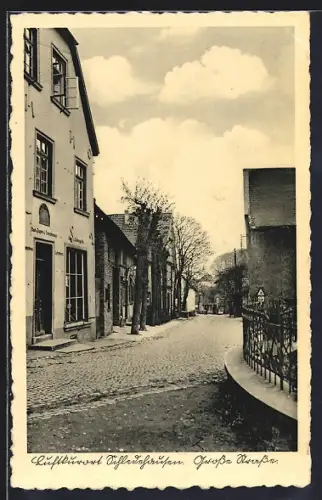 AK Schledehausen / Bissendorf, Grosse Strasse, Buch-, Papier und Schreibwarengeschäft, Strassenansicht