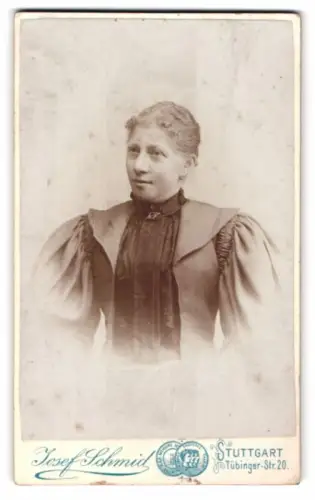 Fotografie Josef Schmid, Stuttgart, Tübinger Str. 20, Dame in eleganter Kleidung