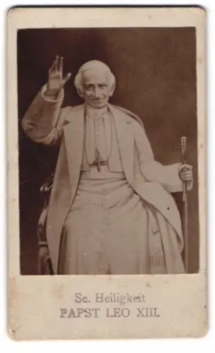 Fotografie Fotograf und Ort unbekannt, Se. heiligkeit Papst Leo XIII