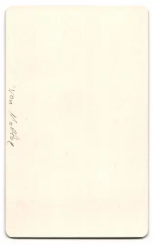 Fotografie Portrait Helmuth Graf von Moltke in Uniform mit Halsorden