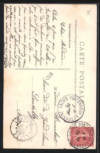 AK Tarare /Rhône, Rue Barmie avec passants et bâtiments historiques