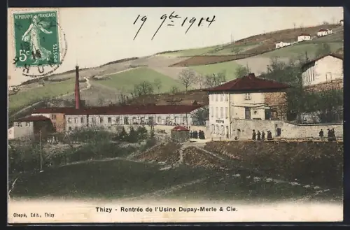 AK Thizy, Rentrée de l`Usine Dupay-Merle & Cie