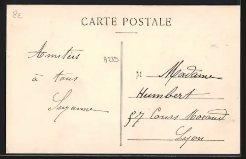 AK St-Germain-sur-l`Arbresle /Rhône, Entrée du Bourg