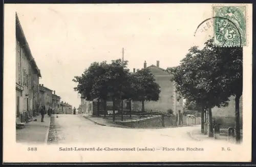 AK Saint-Laurent-de-Chamousset, Place des Roches